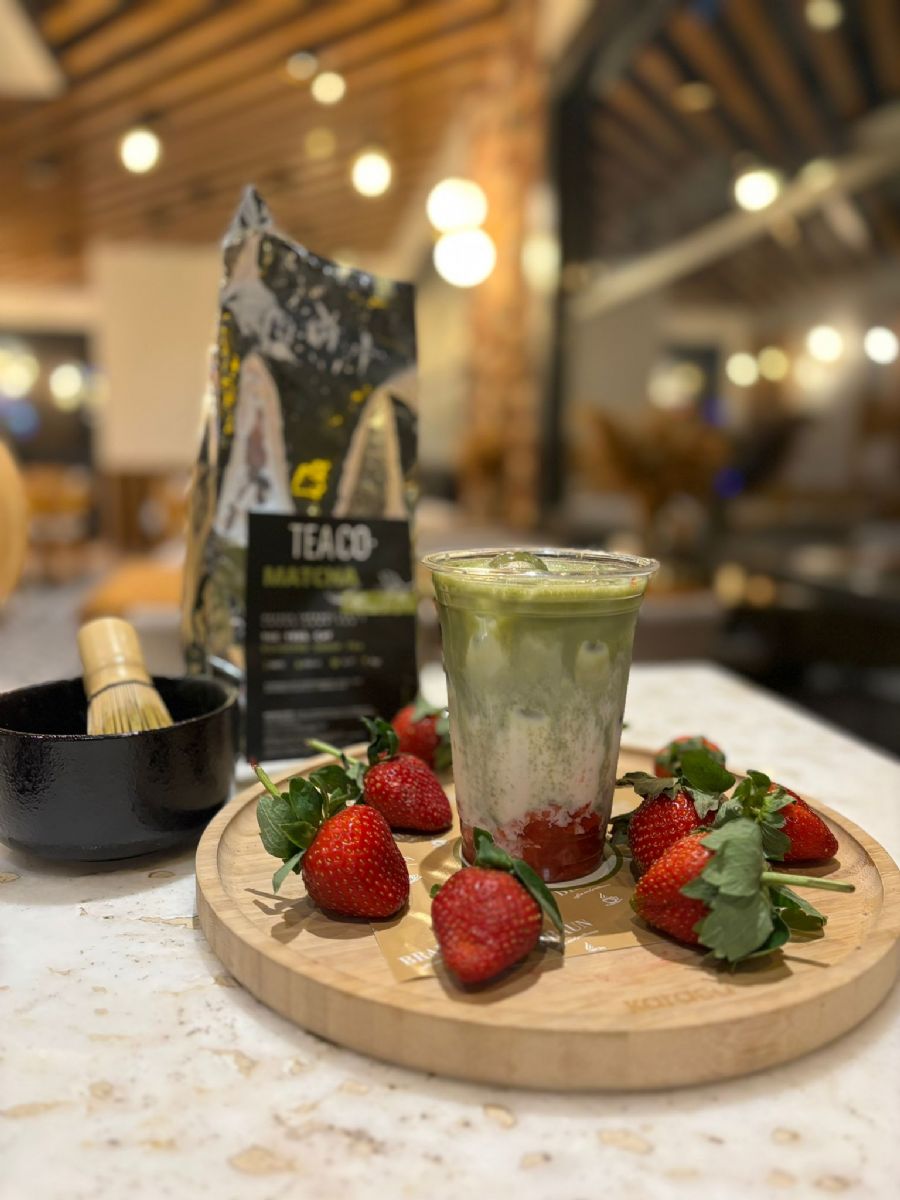 Çilekli Matcha