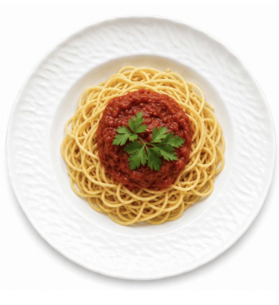 NAPOLİTEN SOSLU MAKARNA (200 GR.) (LÜTFEN BİR GÜN ÖNCE SİPARİŞ VERİNİZ)