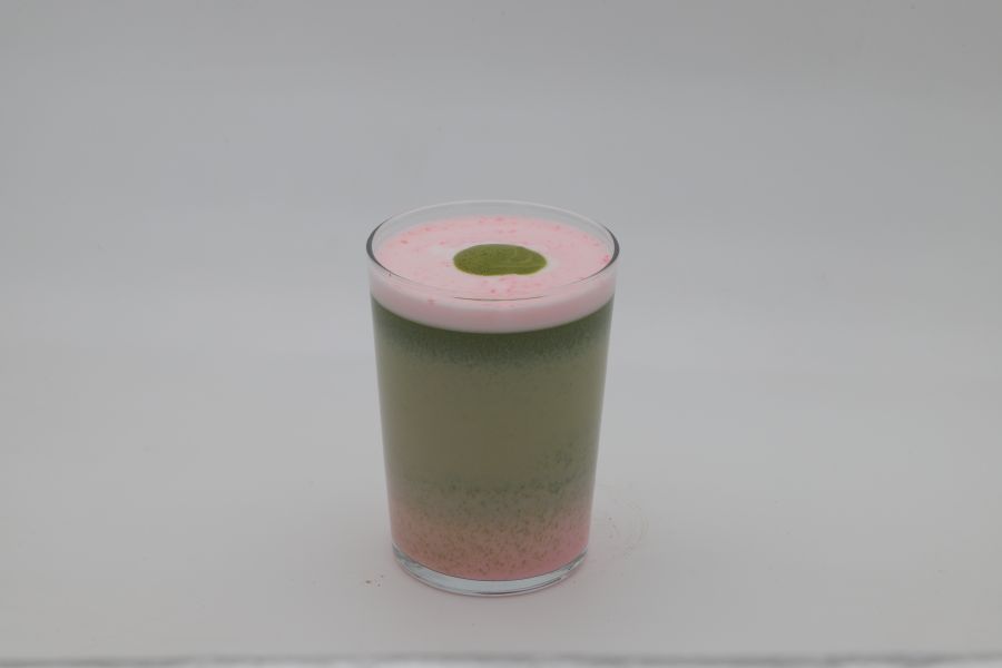 Strawberry Matcha Latte