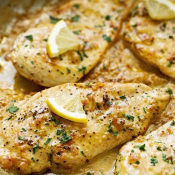 Limon Soslu Tavuk ( patates kızartması ile birlikte )