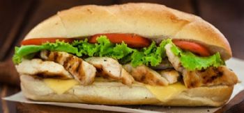 Izgara Tavuklu Sandviç  ( patates kızartması ile birlikte )